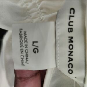 Club Monaco White Ureliee Top